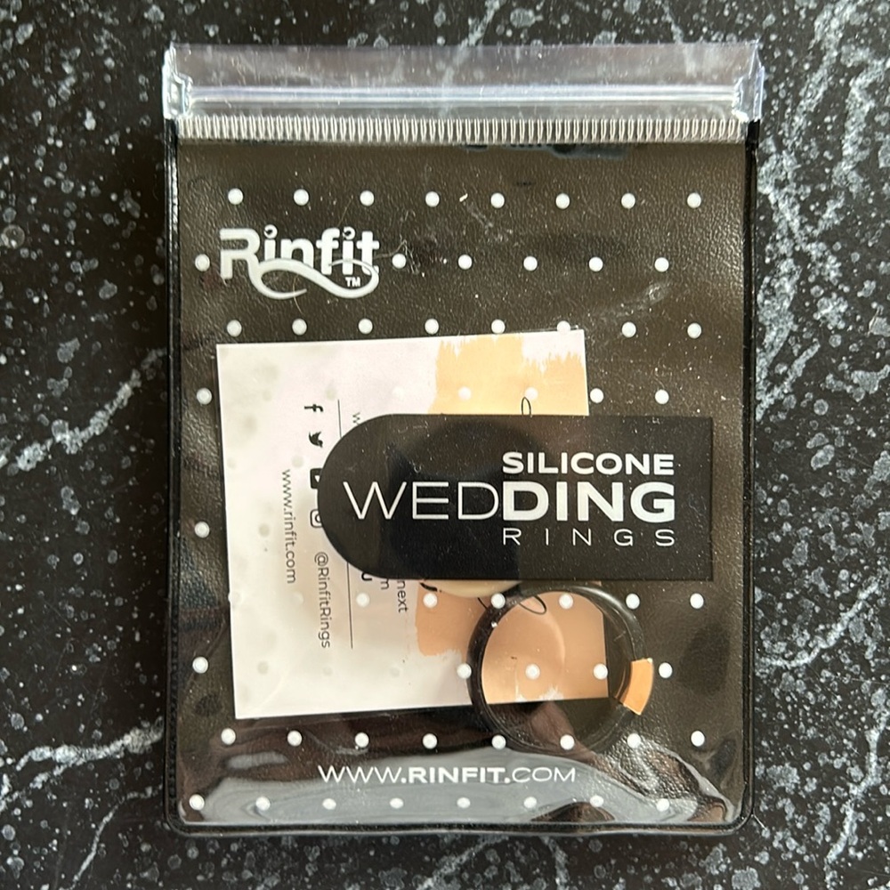 Silicone rings set of 2